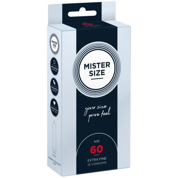 Mister Size MISTER.SIZE 60 mm Condooms 10 stuks