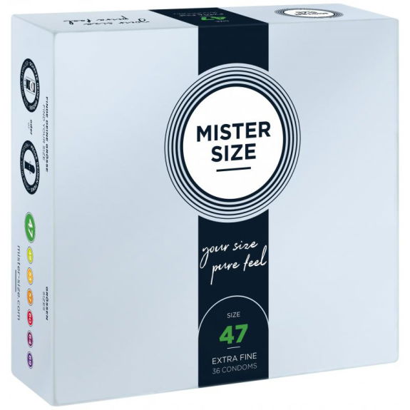 Mister Size MISTER.SIZE 47 mm Condooms 36 stuks