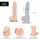 Addiction Addiction - Mark Dildo Met Zuignap - 19 cm