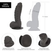 Addiction Addiction - Ben Dildo Met Zuignap - 17 cm