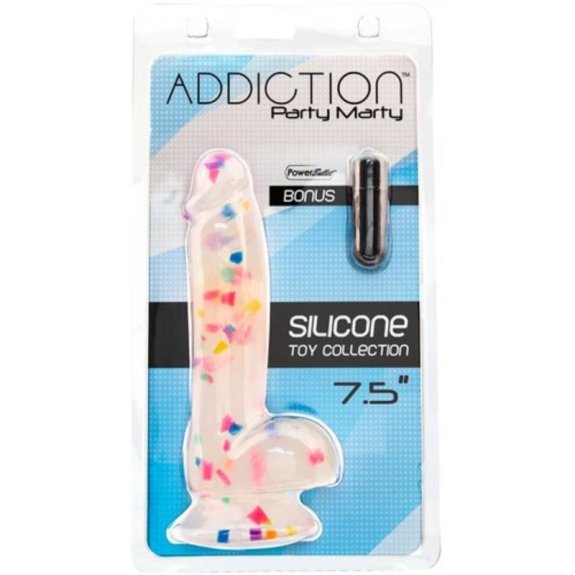 Addiction Addiction - Party Marty Confetti Dildo - 18 cm
