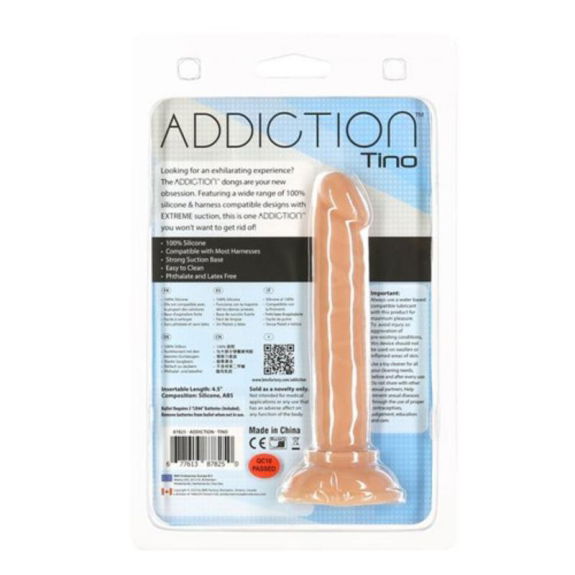 Addiction Addiction -  Tino Siliconen Dildo - 13 cm