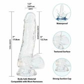 Addiction Crystal Addiction - Transparante Dildo - 18 cm