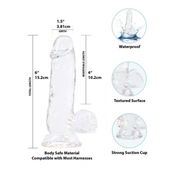 Addiction Crystal Addiction - Transparante Dildo - 15 cm