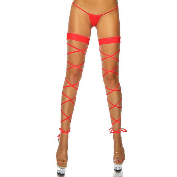 Gogo legging rood incl string