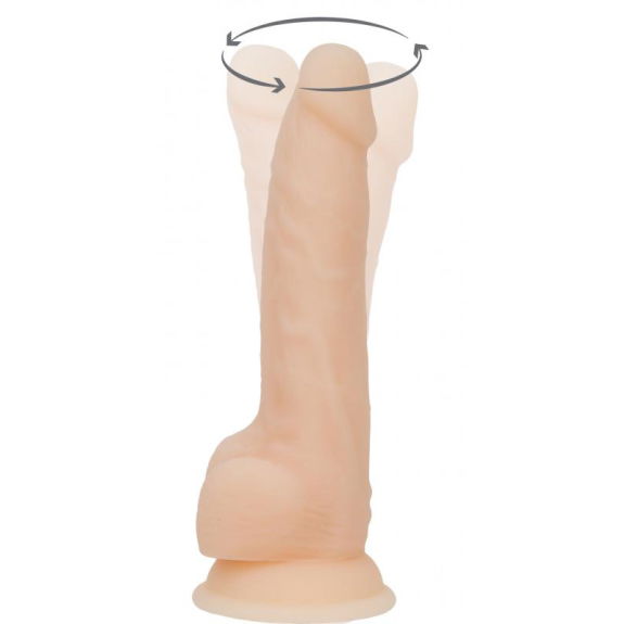 Naked Addiction - Realistische Roterende Dildo Met Afsta