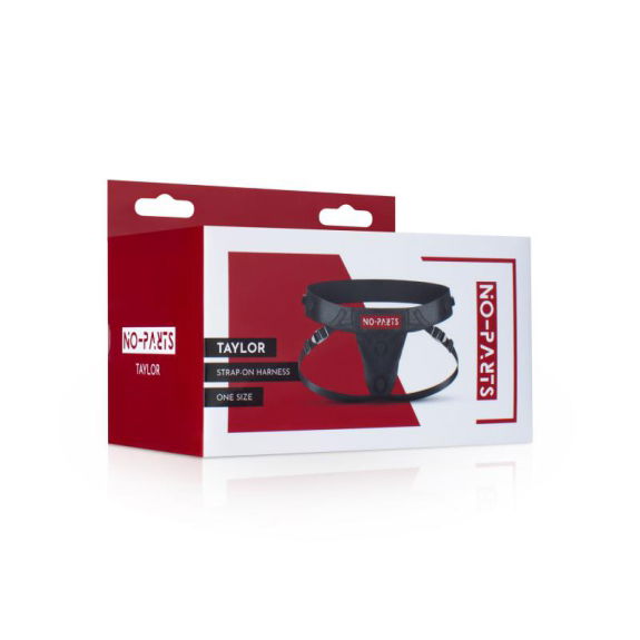 No-Parts - Taylor Adjustable Strap On Harnas Met Dubbele