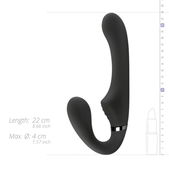 No-Parts - Avery Strapless Strapon Vibrerende Dildo 22 c