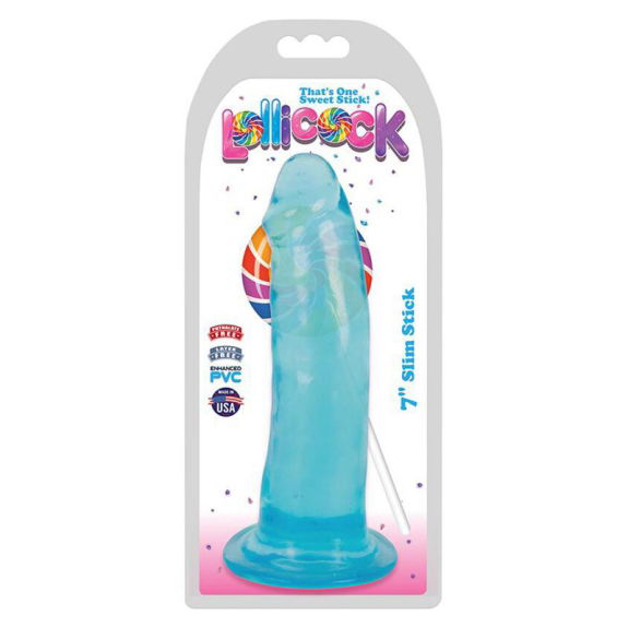 Lollicock - Dildo Slim Stick - Berry Ice Lollicock - Dildo Slim Stick - Berry Ice