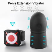 OTOUCH - Super Striker Verlengende Penis Sleeve Met Vibr
