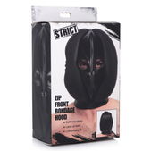Strict Bondage Hoofd Masker Met Rits Aan De Voorkant