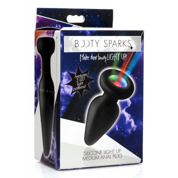 Booty Sparks Light-Up Siliconen Anaal Plug -  Medium