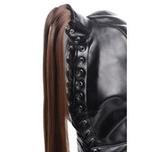 Strict Bondage Hoofd Masker Met Paardenstaart