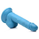 Pop Peckers Poppin Dildo 16,5 cm - Blauw