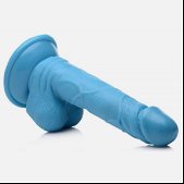 Pop Peckers Poppin Dildo 16,5 cm - Blauw