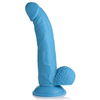 Pop Peckers Poppin Dildo 19 cm - Blauw Pop Peckers Poppin Dildo 19 cm - Blauw