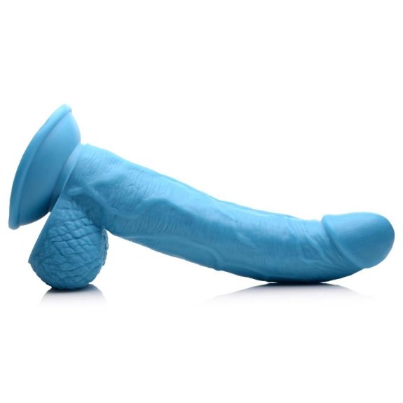 Pop Peckers Poppin Dildo 19 cm - Blauw