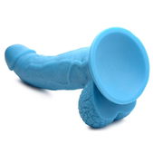 Pop Peckers Poppin Dildo 19 cm - Blauw