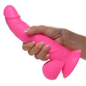 Pop Peckers Poppin Dildo 19 cm - Roze
