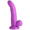 Pop Peckers Poppin Dildo 19 cm - Paars Pop Peckers Poppin Dildo 19 cm - Paars