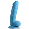 Pop Peckers Poppin Dildo 20 cm - Blauw Pop Peckers Poppin Dildo 20 cm - Blauw