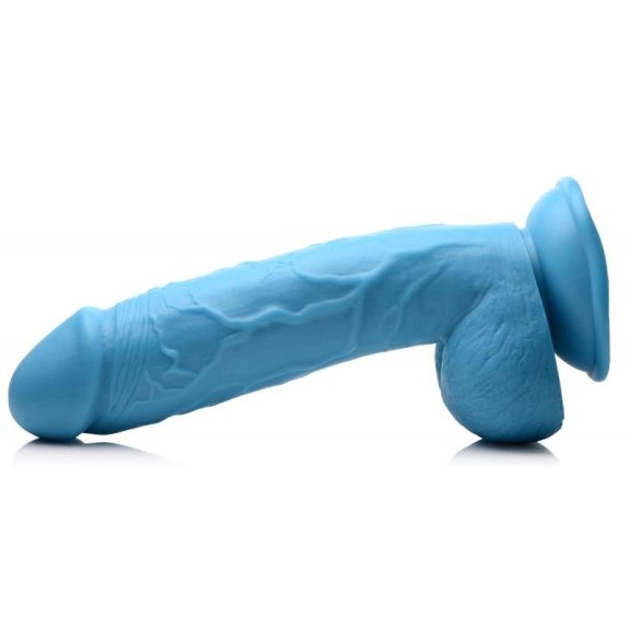 Pop Peckers Poppin Dildo 20 cm - Blauw