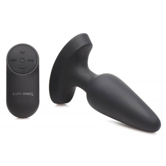 Booty Sparks Laser Heart Siliconen Anaal Plug - Medium
