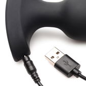 Booty Sparks Laser Heart Siliconen Anaal Plug - Medium