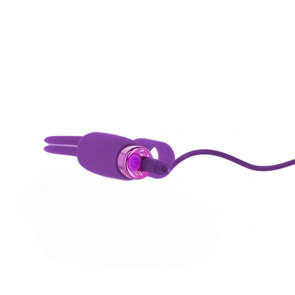 PowerBullet Teasing Tongue Vinger Vibrator - Paars