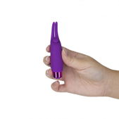 PowerBullet Teasing Tongue Vinger Vibrator - Paars