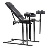 Master Series Extreme Obedience BDSM Stoel - Zwart