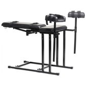 Master Series Extreme Obedience BDSM Stoel - Zwart