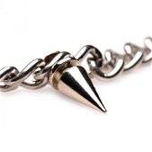 Master Series Punk Spiked Ketting - Zilver