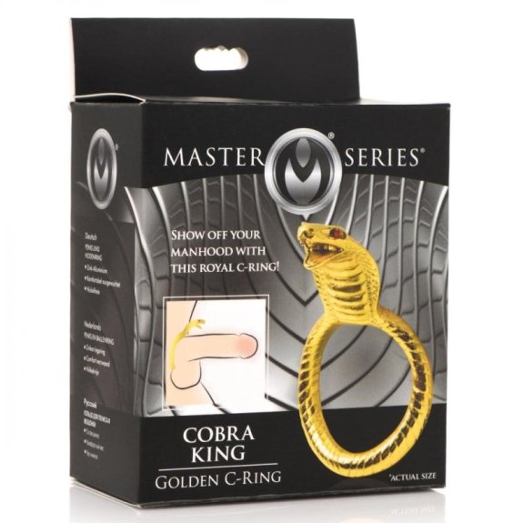 Master Series Cobra King Gouden Cockring
