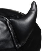 Dungeon Demon Bondage Masker Met Hoorns