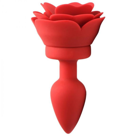 Vibrerende Rose Anaalplug met Afstandsbediening Vibrerende Rose Anaalplug met Afstandsbediening