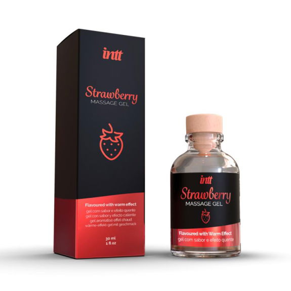 INTT Strawberry Massage Gel - 30 ml