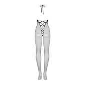 Obsessive Visnet Catsuit - Zwart