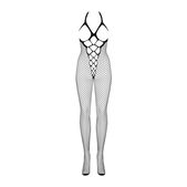 Obsessive Visnet Catsuit - Zwart