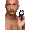 Trinity Men Vibrating Taint Stim Cock Ring - Zwart Trinity Men Vibrating Taint Stim Cock Ring - Zwart