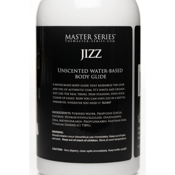 Master Series Jizz Wit Glijmiddel - 488 ml