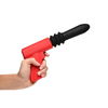 Master Series Stotende Pistola Vibrator - Zwart/Rood Master Series Stotende Pistola Vibrator - Zwart/Rood