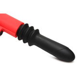 Master Series Stotende Pistola Vibrator - Zwart/Rood