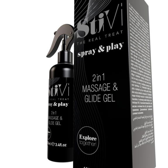 StiVi - Spray&Play 2in1 Massage & Glijmiddel