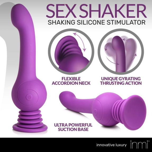 Inmi IN Shaking Siliconen Stimulator - Paars