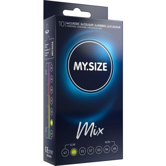 My.Size MY.SIZE Mix 49 mm Condooms - 10 stuks