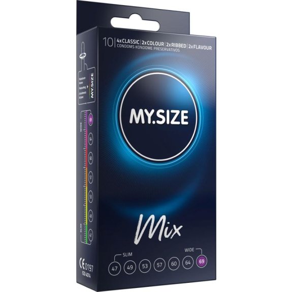My.Size MY.SIZE Mix 69 mm Condooms - 10 stuks