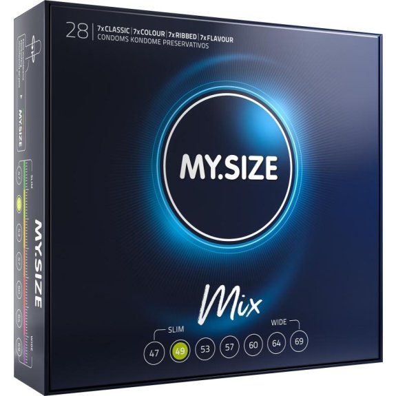 My.Size MY.SIZE Mix 49 mm Condooms - 28 stuks