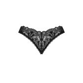 Obsessive Donna Dream String Met Open Kruisje - Zwart