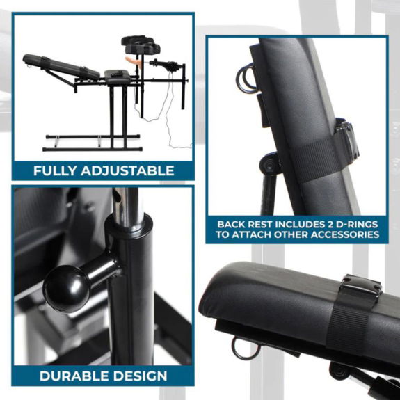 Master Series Obedience Chair with Sex Machine